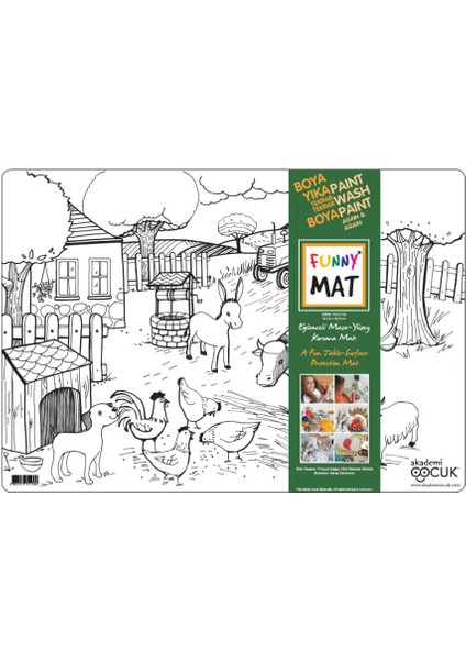 Funny Mat - Çiftlik - 33,5X48CM
