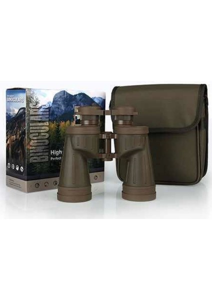 Military 10X50TELEMETRELI Su Geçirmez Bak-4 Porro Prizma Dürbün ( Lisinya )