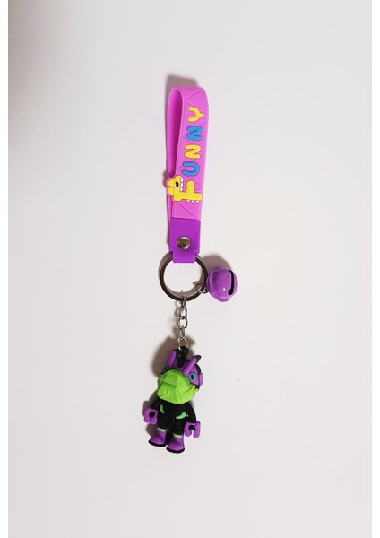 Anahtarlık Mor Robot