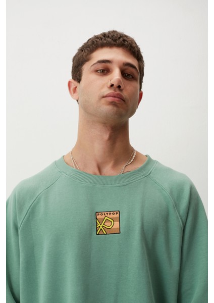 Square Logo Nakışlı Oversize Heavy T-Shirt fırsatları