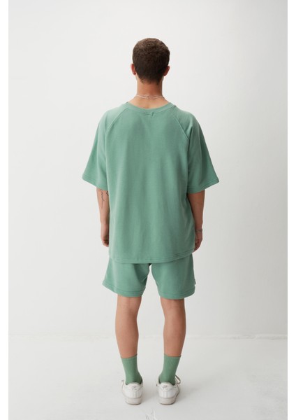 Square Logo Nakışlı Oversize Heavy T-Shirt indirimleri