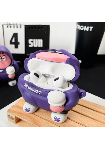 Pro 3. Nesil Uyumlu Hoodie Patrik Yıldız Figürlü Koruyucu Silikon Kulaklık Kılıfı fırsatları