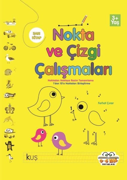 Nokta ve Çizgi Çalışmaları Sarı Kitap