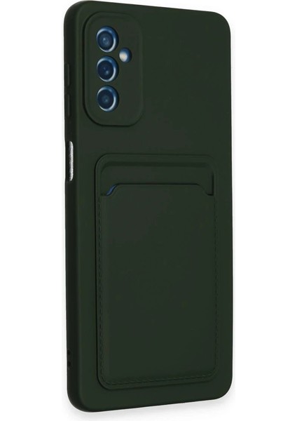 Samsung Galaxy A14 4g Kılıf Kelvin Kartvizitli Silikon - Koyu Yeşil fiyatları