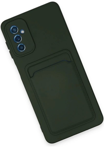 Samsung Galaxy A14 4g Kılıf Kelvin Kartvizitli Silikon - Koyu Yeşil modelleri
