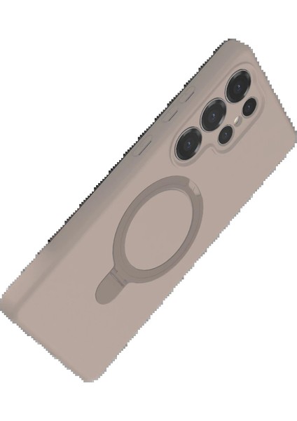 Samsung Galaxy S23 Ultra Regal Magsafe Standlı Kapak - Titan Gri modelleri