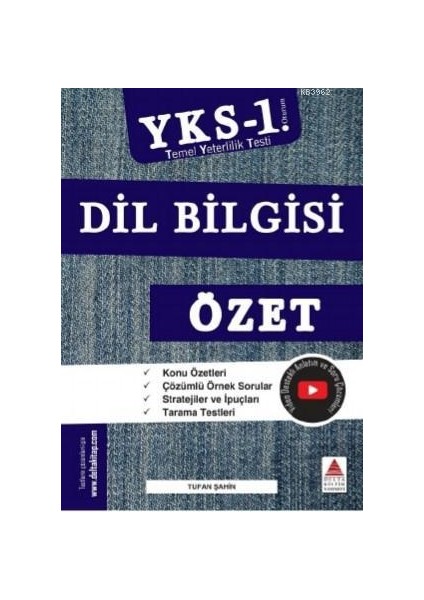 Delta Kültür Tyt Dil Bilgisi Özet Yks 1. Oturum (Yeni)