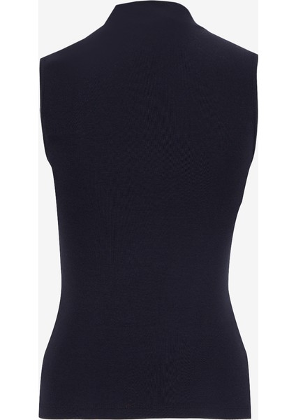 Yarım Balıkçı Yaka Düz Siyah Kadın T-Shirt M5WL-TST1988 fiyatları