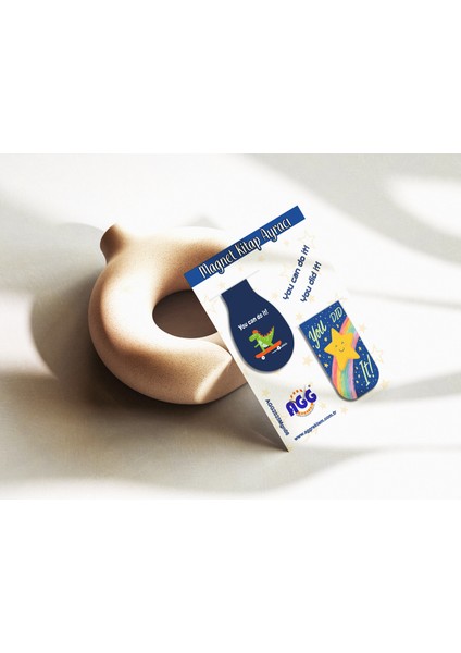 Magnetli (Mıknatıslı) Kitap Ayracı Motivasyon Temalı 2li Set