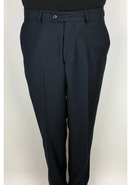 Fistan Store Erkek Düz Yüksek Bel Klasik Kesim Rahat Kalıp Yandan Cepli Boru Paça Büyük Beden Kumaş Pantolon fiyatları