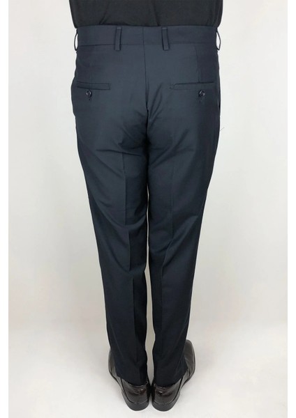 Fistan Store Erkek Düz Yüksek Bel Klasik Kesim Rahat Kalıp Yandan Cepli Boru Paça Büyük Beden Kumaş Pantolon fırsatları