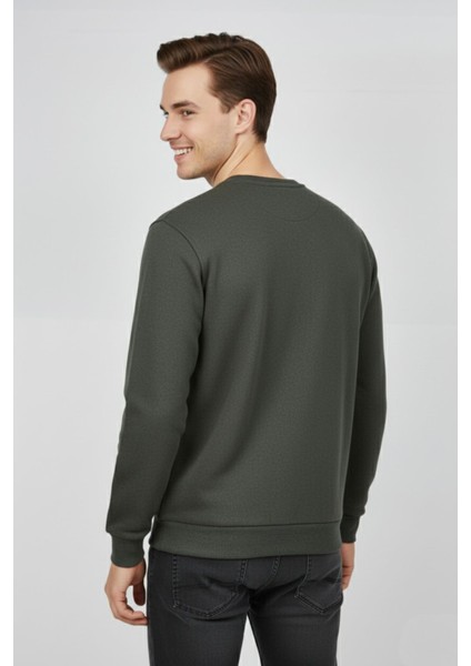 Erkek Büyük Beden Sıfır Yaka Selanik Sweatshirt BGL-ST04871 fiyatları