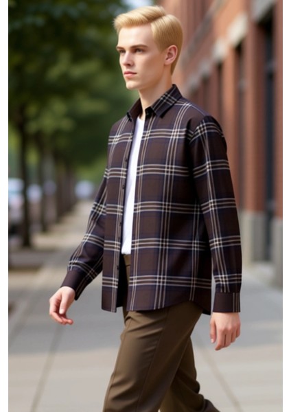 Erkek Kareli Regular Fit Gömlek Fonksiyonel Dayanıklı Kaliteli Konforlu Estetik Premium Şık