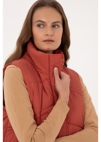 Kadın Gül Kurusu Yelek (Dokuma) 50308091-VR026 fiyatları