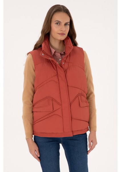 Kadın Gül Kurusu Yelek (Dokuma) 50308091-VR026 modelleri