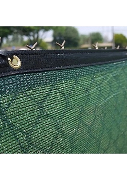 %95 Güneş Koruması Sağlayan Kuşgözlü Gölgelik File 1,5m x 1m - Yeşil - Bahçe, Balkon ve Çit Kullanımına Uygun