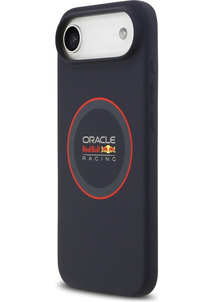 iPhone 17 Air Uyumlu Kılıf Redbull Lisanslı M-Safeli Kırmızı Halka ve Logo Silikon Kapak Lacivert fiyatları