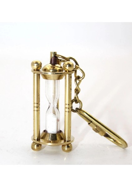 Pirinç Kumsaati Anahtarlık 2496B ( Lisinya )