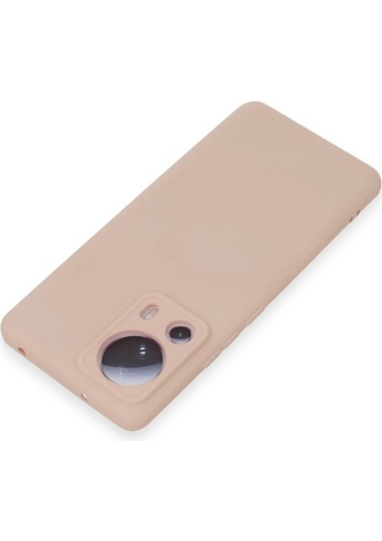 Xiaomi Mi 13 Lite Kılıf Nano Içi Kadife Silikon - Pudra modelleri