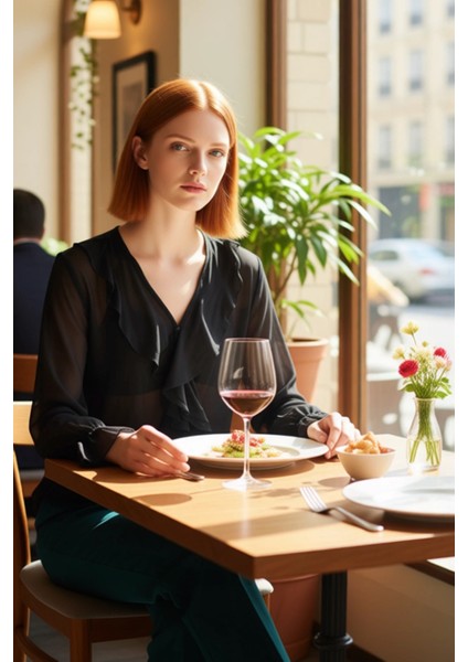 Kadın Kırışık Görünümlü Şifon Bluz V Yaka Uzun Kollu Günlük Şık Gömlek Tasarımı Fonksiyonel fiyatları