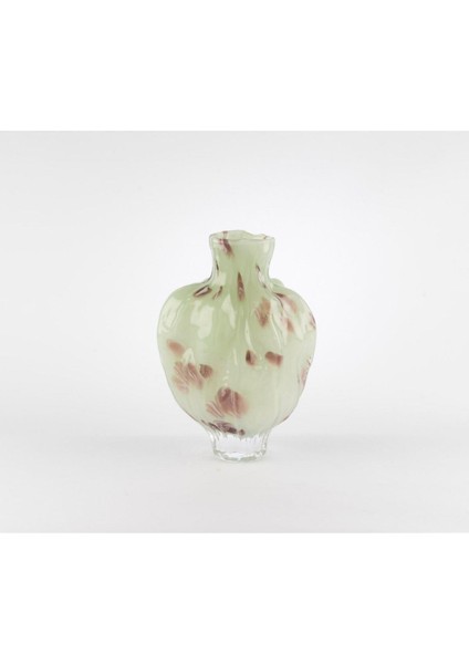 Lunera Su Yeşili Cam Vazo 19X28CM