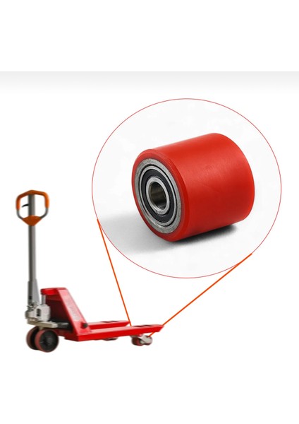 80X70X20 Döküm Üstü Poliüretan Rulmanlı Transpalet Tekeri modelleri