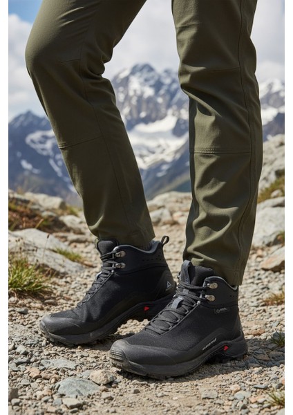 HM210500B Su Geçirmez Unisex Kadın Siyah Outdoor Spor Bot