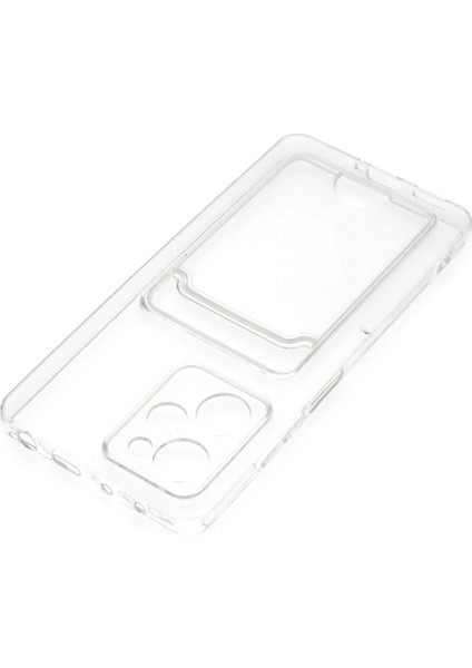 Xiaomi Poco X5 Pro 5g Kılıf Kart Şeffaf Silikon - Şeffaf indirimleri