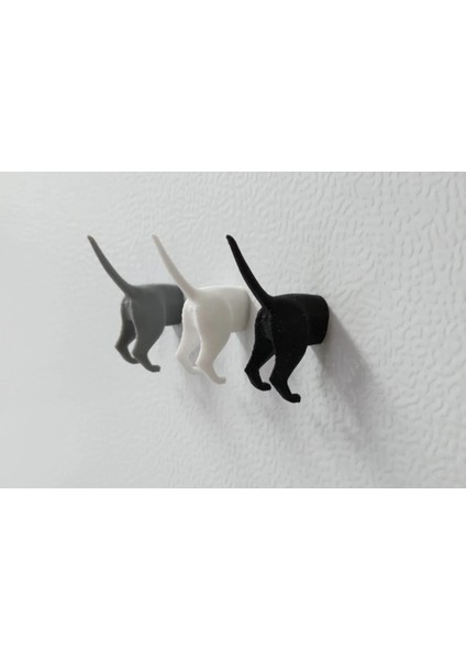 Yarım Kedi Kuyruk Duvar Masa Askısı 1 Adet – Dekoratif Kedi Kuyruğu Anahtar Kablo Kulaklık Askılığı fiyatları