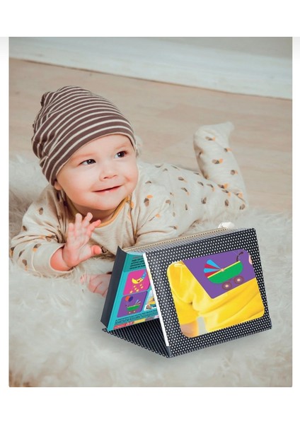 Tummy Time Aynalı Zeka Kartları-Eğitici Oyun fırsatları