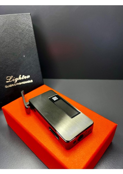 Pilli Ateşleme Rüzgara Dayanıklı Gazlı Lüks Çakmak fırsatları