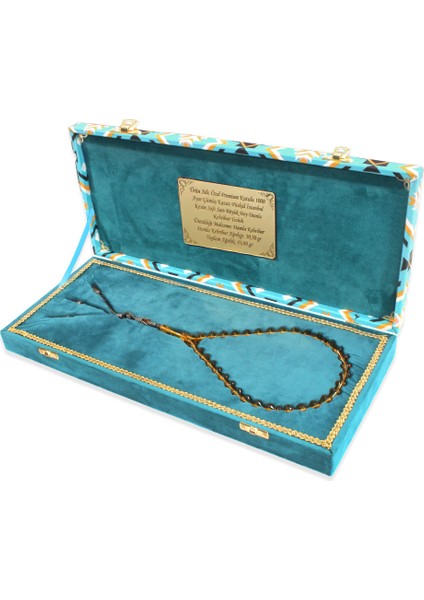 Premium Kutulu 1000 Ayar Gümüş Kazaz Püskül Istanbul Kesim Soft Sarı Büyük Boy Damla Kehribar Tesbih modelleri