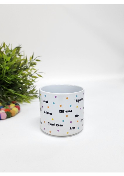 Öğretmenler Için Isme Özel Kişiye Özel Öğrenci Isimleri Yazılı Porselen T Kupa Bardak Latte Fincanı fiyatları
