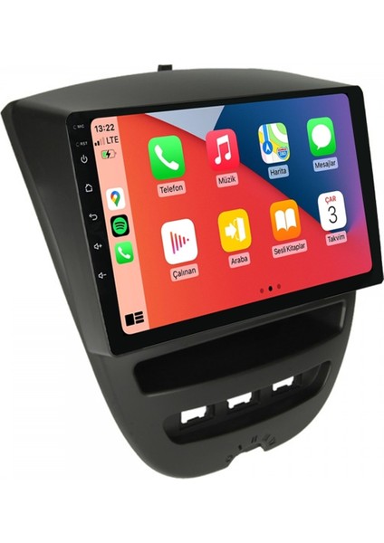 Maitec M-T-C 664 QLED Serisi Citroen C1 2005 2014 6+64GB Multimedya Teyp