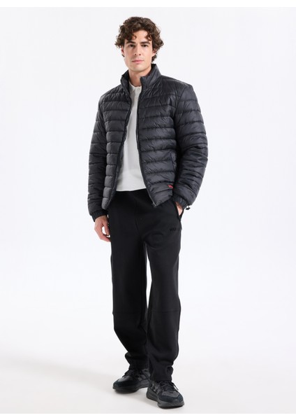 Relaxed Siyah Erkek Eşofman Altı 50542300_DUBROSI