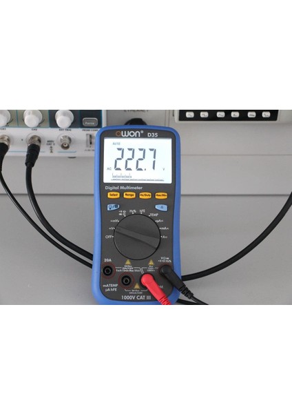 D35 El Tipi Multimetre 3 5/6 Digit