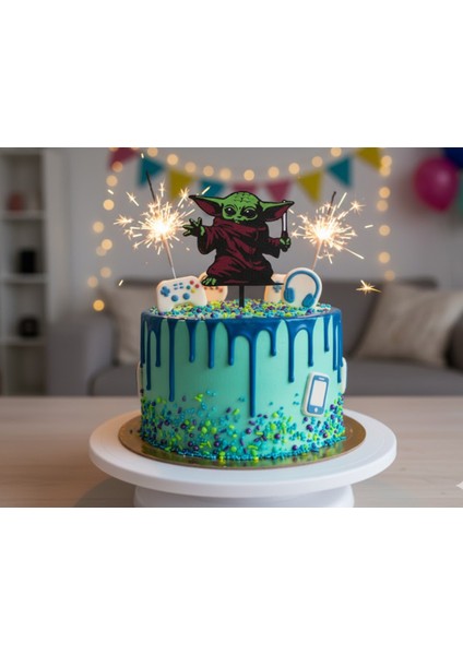 Baby Yoda Pasta Süsü