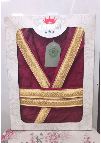 Bornoz Özel Tasarım Kadife Kapüşonlu %100 Pamuk Kutulu fiyatları