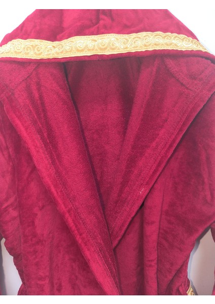 Bornoz Özel Tasarım Kadife Kapüşonlu %100 Pamuk Kutulu fırsatları