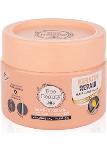 Bee Beauty Biotin & Keratin Saç Bakım Maskesi 300 ml