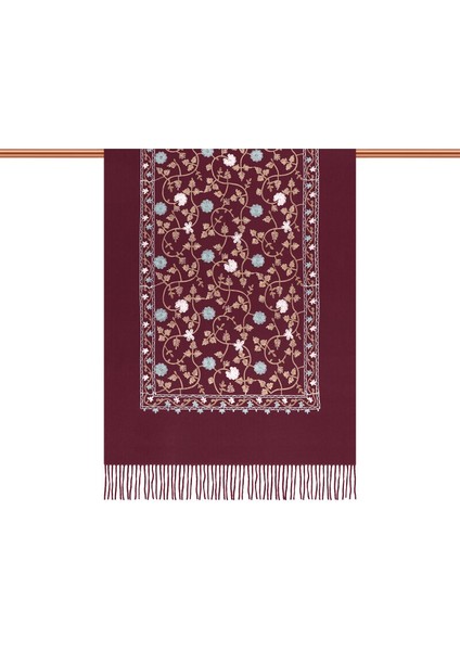 Mürdüm Nakışlı Kışlık Şal modelleri