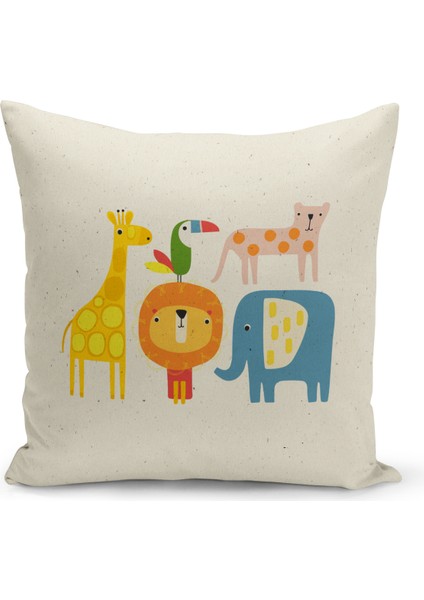 4'lü Kırlent Kılıf Seti Çocuk Bebek Odası Dijital Baskılı fiyatları