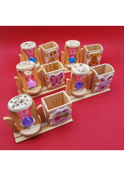 Kum Saati Kalemlik Kutulu - Lisinya