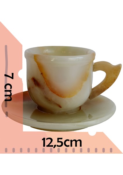 Oniks Doğal Taş Fincan, Kadeh ve Kül Tablası Seti – El Yapımı Şık Masa Dekoru | Hediyelik Oniks Taş Takım modelleri