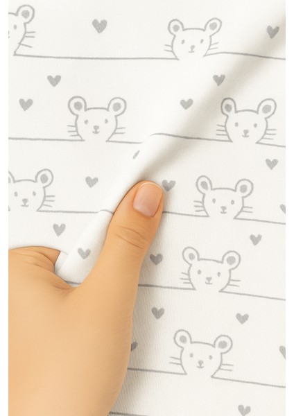 %100 Pamuk Bebek Kundak Battaniyesi - Cırt Cırtlı, 0-4 Ay, Nefes Alabilen Penye Kumaş fiyatları