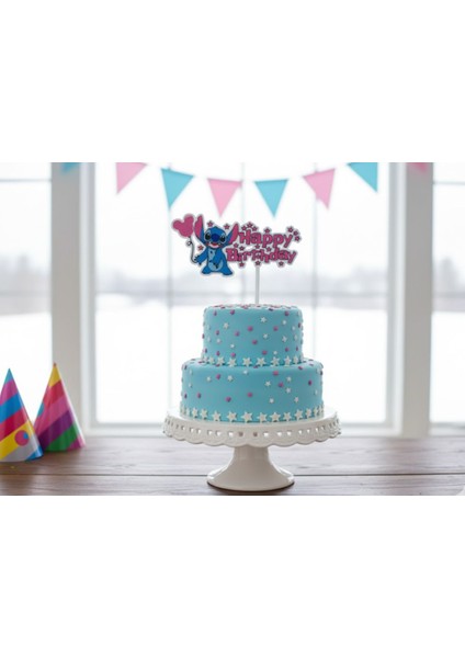 Stitch Happy Birthday Pasta Süsü fiyatları