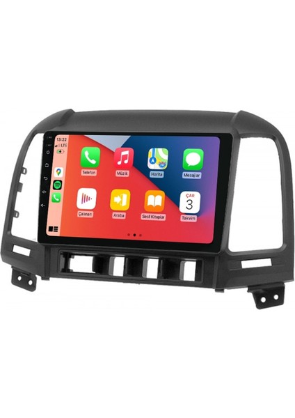 Maitec M-T-C 664 QLED Serisi Hyundai Santa Fe 2006 201 2 6+64GB Multimedya Teyp