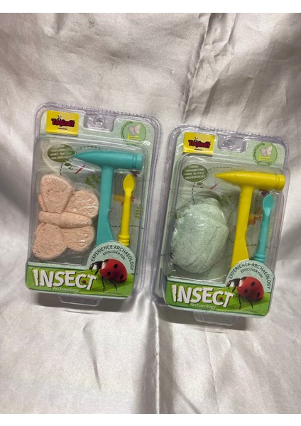 Insect Archaeology Fosil Kazı Seti – Böcek Fosili Kazı Oyunu – Keşif ve Arkeoloji Oyuncağı