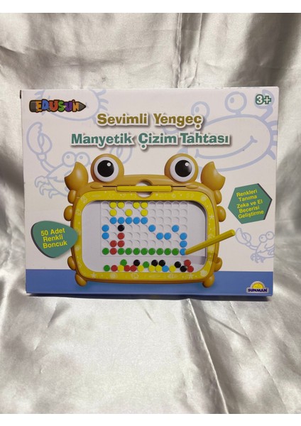 Sevimli Yengeç Manyetik Çizim Tahtası Eğitici Oyuncak fiyatları