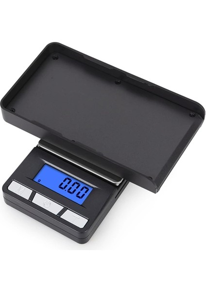 LCD Ekran Elektronik Hesap Makineli Hassas Dijital Takı Altın Gram Ölçer Terazi (500G 0.1g) ( Lisinya )